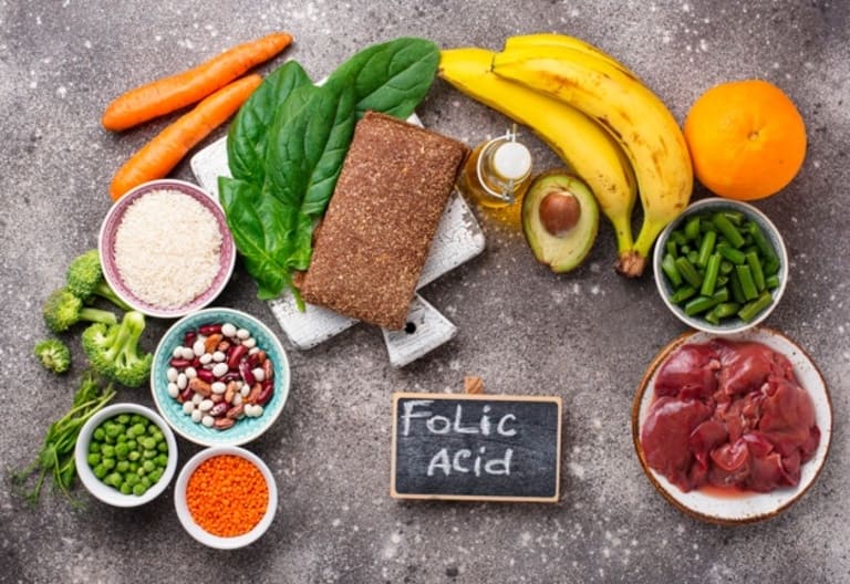 Sử dụng các món ăn có hàm lượng Axit Folic để dễ sinh